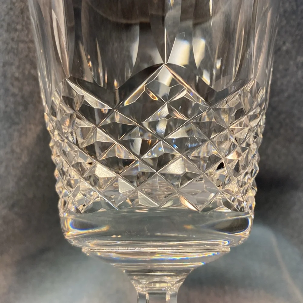 Elegant Waterford Crystal Water Goblet 6-7/8 inch Kenmare Cut collection.